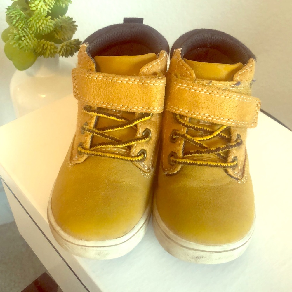 2 for $15. Carters boys tan boot.